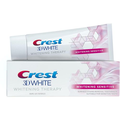 علاج تبييض الأسنان كريست ثري دي وايت للبشرة الحساسة 75 مل