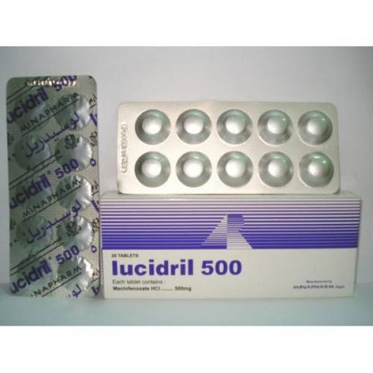 LUCIDRIL 500 MG 20 TAB