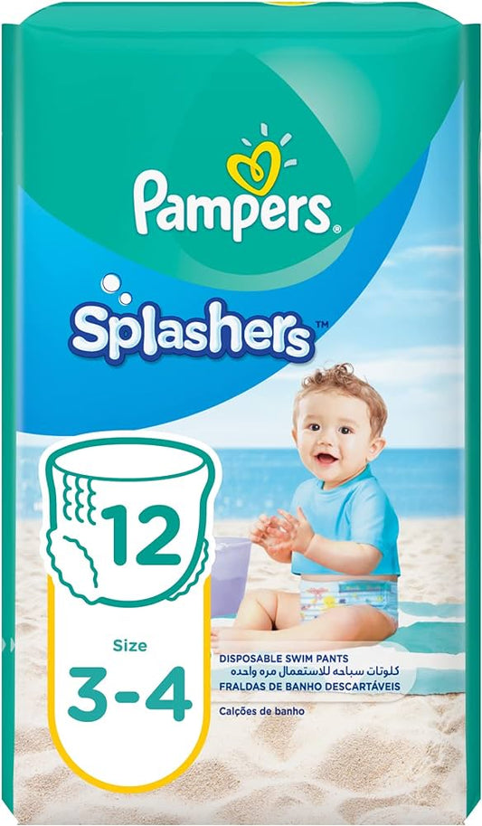 PAMPERS SPLASHERS SWIMMER (3-4) 6-12KG 12 PCS