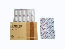 CIDOPHAGE 1000 MG 20 TAB