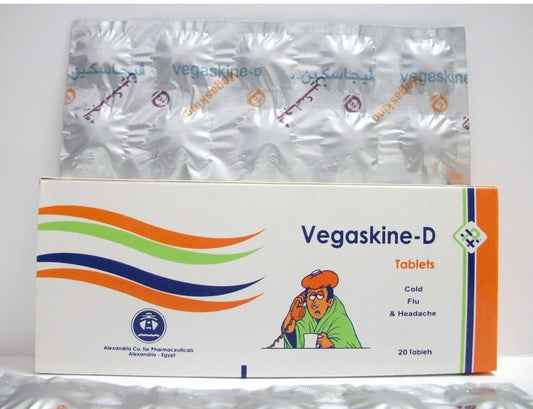 VEGASKINE -D 20 TABLETS
