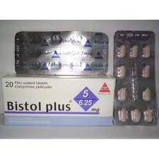 BISTOL PLUS 5 /6.25 MG 20 TAB