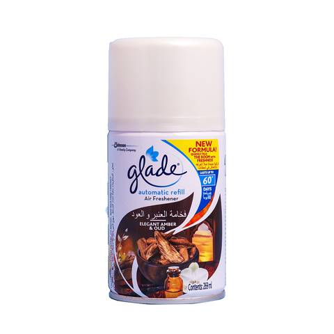 GLADE AUTOMATIC SPRAY ELEGANT AMBER&OUD جهاز