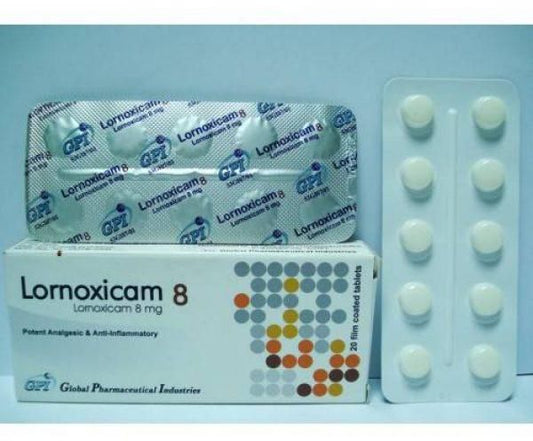 LORNOXICAM 8 MG 20 TAB
