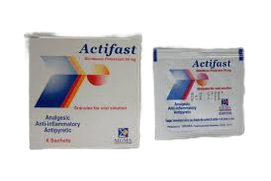 ACTIFAST 50 MG 30 SACHETS