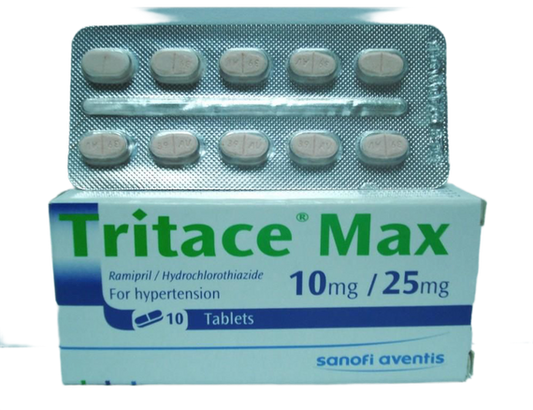 تريتاس ماكس 10 ملغ/25 ملغ 10 أقراص