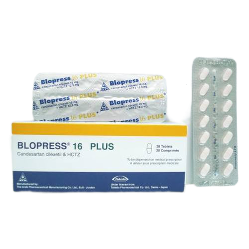 BLOPRESS 16 MG PLUS 28 TAB