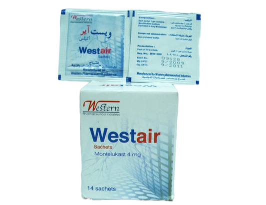 WESTAIR 4 MG 14 SACHETS