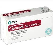 JANUMET 50 MG / 1000 MG 56 TAB