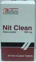 NIT CLEAN 500 MG 30 TAB
