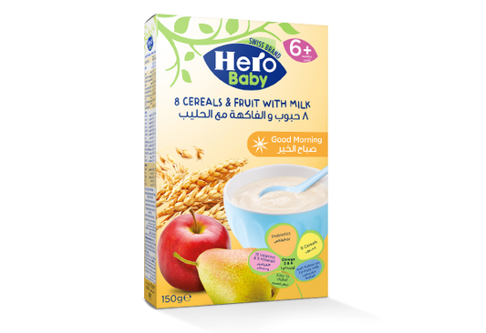 HERO BABY GOOD MORNING150G 8حبوب&لبن