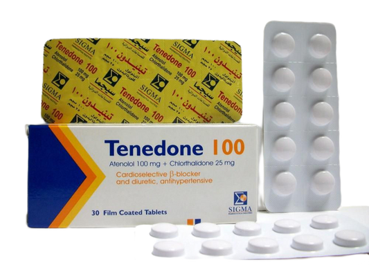 Tenedone 100Mg / 25 Mg 30 Tab
