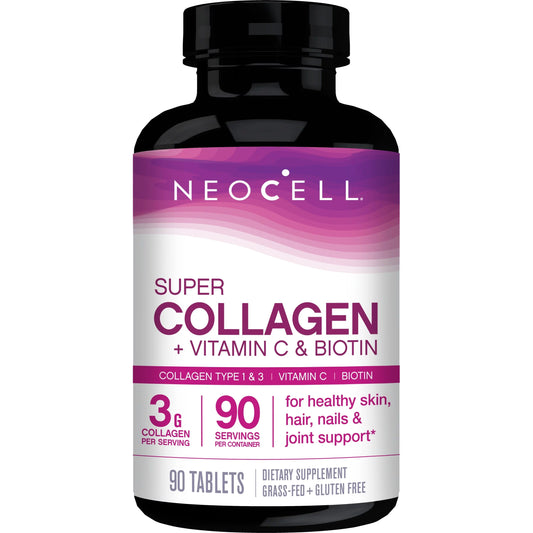 NEOCELL SUPER COLLAGEN VITC+BIOTIN 90TAB