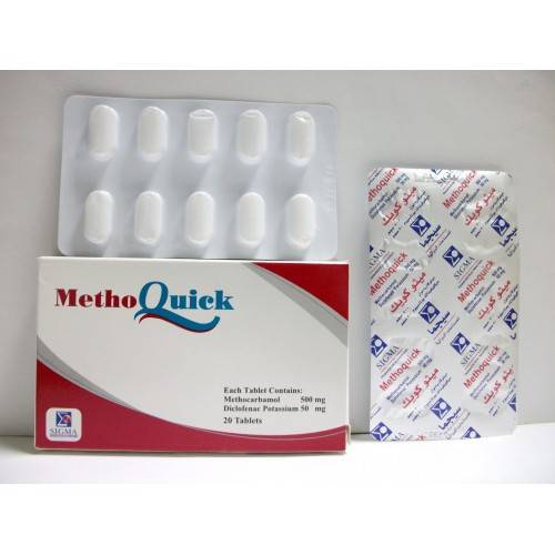 METHOQUICK 20 TABLETS