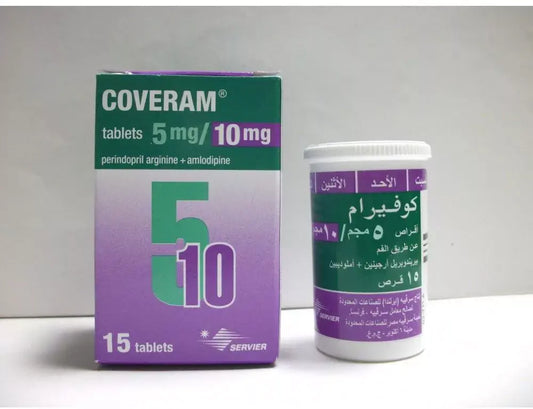 COVERAM 5MG/10 MG 15 TAB