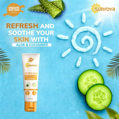 SOFICO SUN ROVA AFTER SUN LOTION CUCUMBER& ALOE 100ML