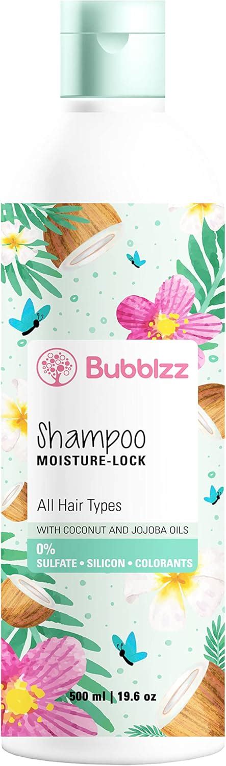 BUBBLZZ MOISTURE LOCK SHAMPOO FOR ALL HAIR 500 ML