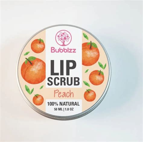 BUBBLZZ PEACH LIP SCRUB