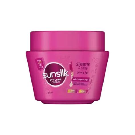 SUNSILK STYLING CREAM STRENGTH SHINE 210ML