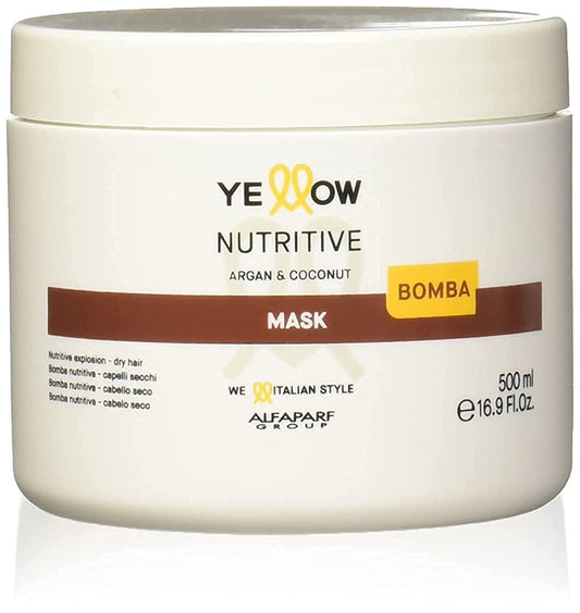 YELLOW NUTRITIVE ARGAN & COCONUT MASK 500ML