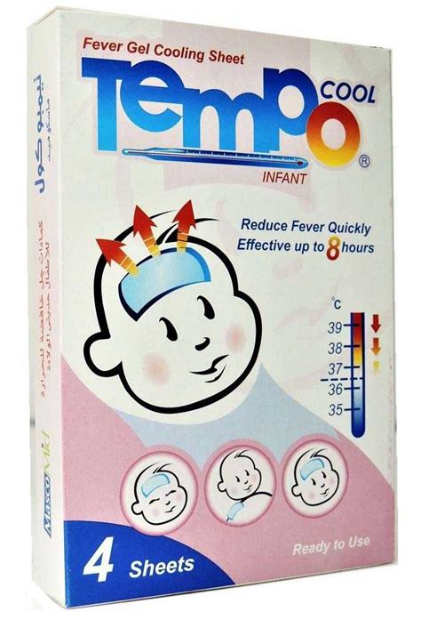 TEMPO COOL INFANT Fever-Reducing Gel Compresses