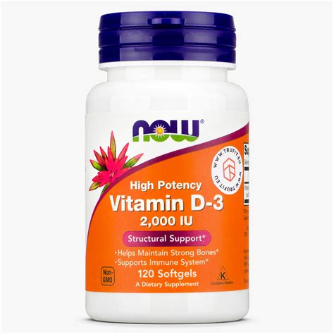 NOW -- VITAMIN D3 2000IU 120CAP