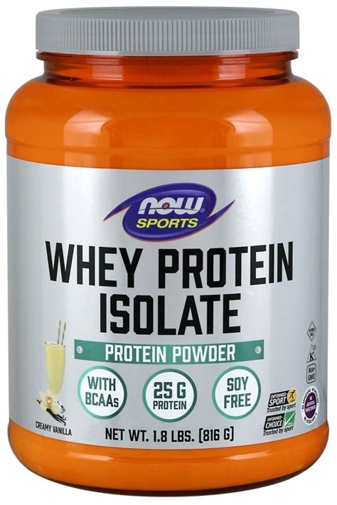 NOW -- WHEY ISOLATE 1.8LB 816G VANILLA