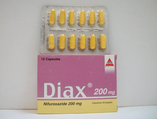 DIAX 200 MG 12 CAP --