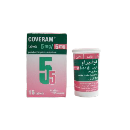COVERAM 5MG 5 MG 15 TAB --