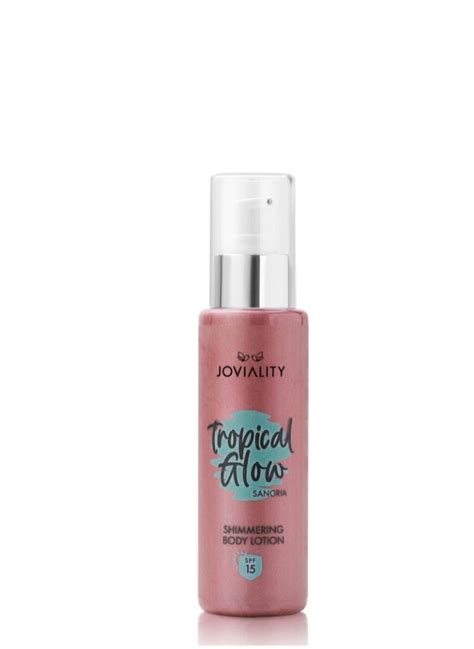 JOVIALITY TROPICAL GLOW SANGRIA SPF15 BODY LOTION 120ML