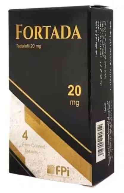 FORTADA 20 MG 4 FC TAB
