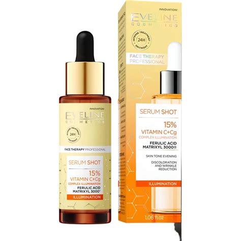 EVELINE SERUM SHOT 15% VITAMIN C+CG ILLUMINATION 30ML