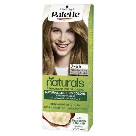 PALETTE NATURALS COLOR 7-65 MEDIUM GOLD BLONDE