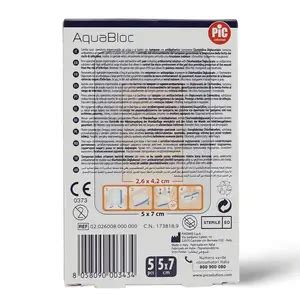 PIC QUICK GEN 7.50X10 5PCS MEDICAL PLASTER