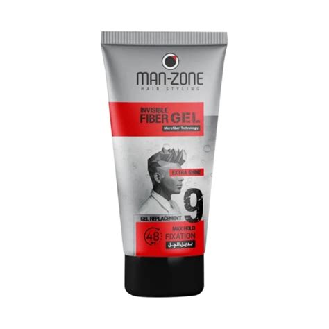 MAN ZONE INVISIBLE FIBER GEL (EXTRA SHINE) 175ML