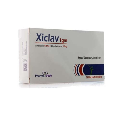 XICLAV 1GM 14TAB