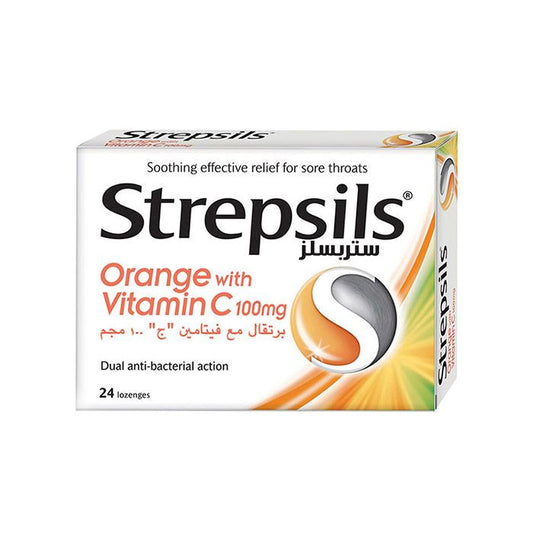 STREPSILS VITAMIN-C 24 LOZENGES 170g