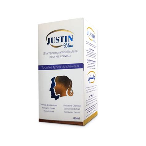 JUSTIN BLUE ANTI DANDRUFF SHAMPOO 80ML