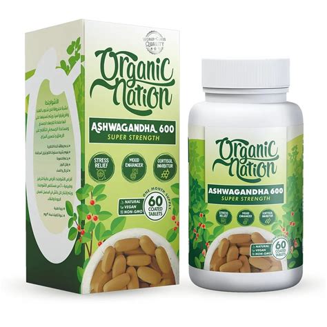 ORGANIC NATION ASHWAGANDHA 600 60TAB