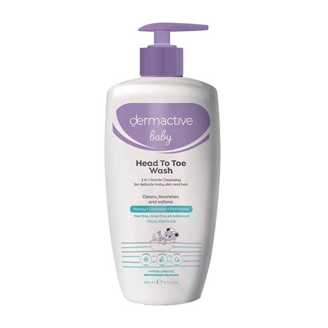DERMACTIVE BABY HEAD TO TOE WASH 500ML