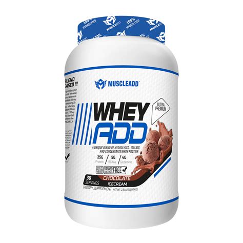 MUSCLEADD WHEY ADD 30 SERV CHOCOLATE 1050GM