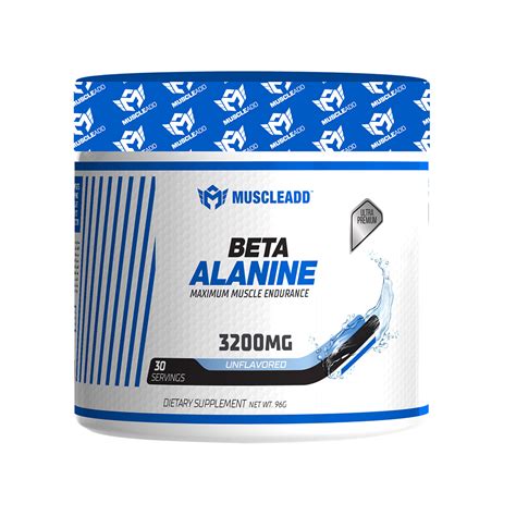 MUSCLEADD BETA ALANINE 30SERV UNFLAVORED 3200MG