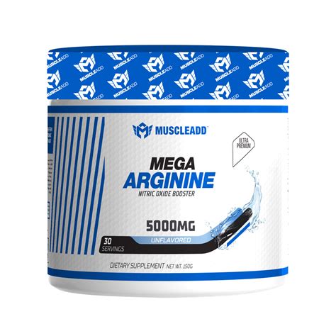 MUSCLEADD MEGA ARGININE 30SERV UNFLAVORED 5000MG