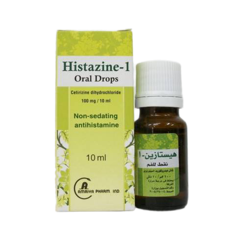 HISTAZINE-1 ORAL DROPS 10 ML ---