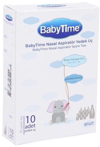 BABY TIME NASAL ASPIRETOR 10 SPARE TIPS (BT417) Mucus Aspirator Replacement