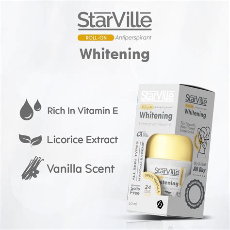 STARVILLE ROLL-ON SWEET VANILLA 60ML (1+1) OFF50