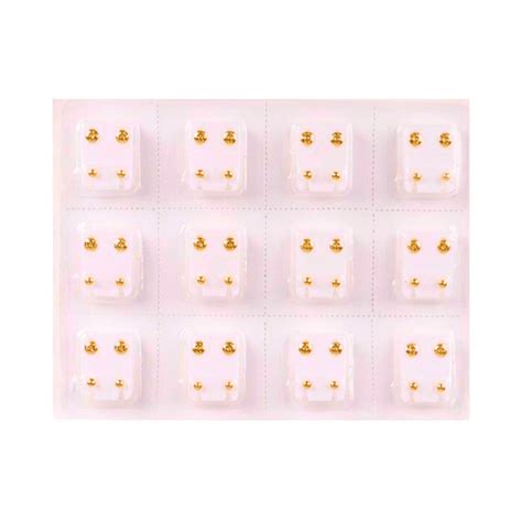 NINA GOLD REGULAR (2845) Medical Earring