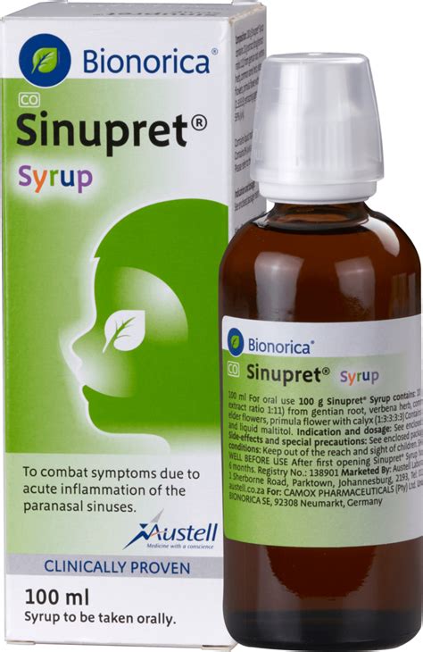 SINUPRET 100ML SYRUP