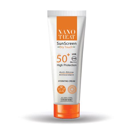 NANO TREAT SUN SCREEN DRY TOUCH SPF50 CREAM 50ML OFFER 2PIECES