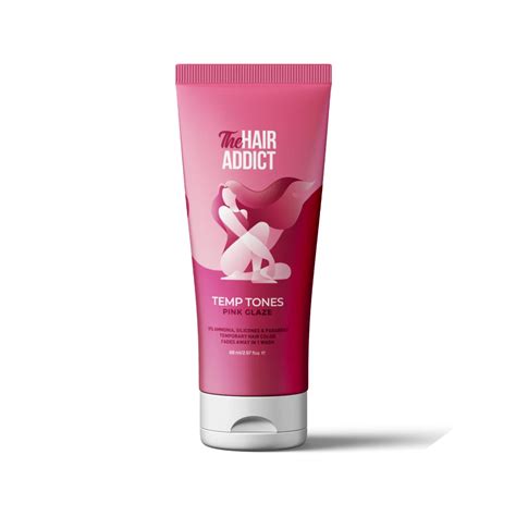THE HAIR ADDICT TEMP TONES PINK GLAZE 88ML
